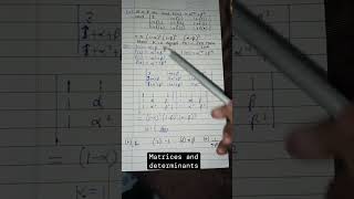 jee advanced math question, matrices and determinants class 12th😮😮😮
