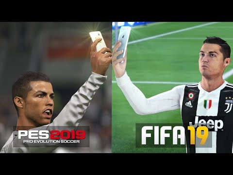 FIFA 19 vs PES 19 : CELEBRATIONS COMPARISON
