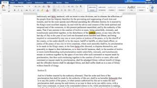 microsoft word find and replace mac