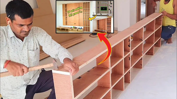 How To Make tv unit | टीवी यूनिट कैसे बनाएं | tv_unit making full prosec | tv unit design