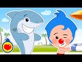 Capture de la vidéo Plim Plim Shark (Baby Shark Dance) ♫ Canciones Infantiles ♫ Plim Plim