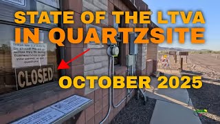 Current State Of The Ltvas In Quartzsite Arizona
