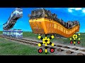 【踏切アニメ】たべる電車 Railroad Crossing Train Animation