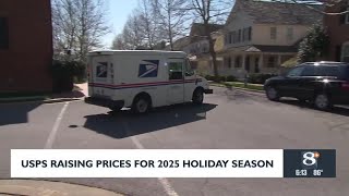 USPS raising prices for 2025 holiday season