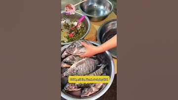 CÁ RÔ PHI NƯỚNG THAN KIỂU THÁI #food
