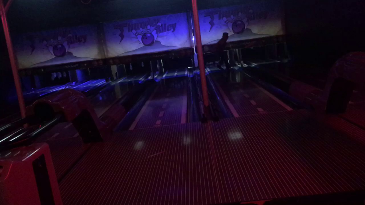 Ethan cheating at bowling