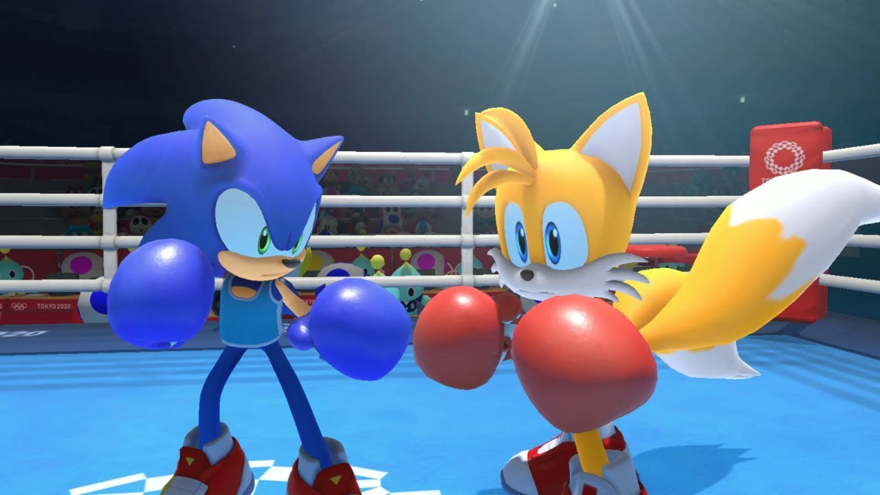Mario & Sonic At The Olympic Games Tokyo 2020 Boxing ( Hard ) Sonic Shadow & Knuckles Gameplay