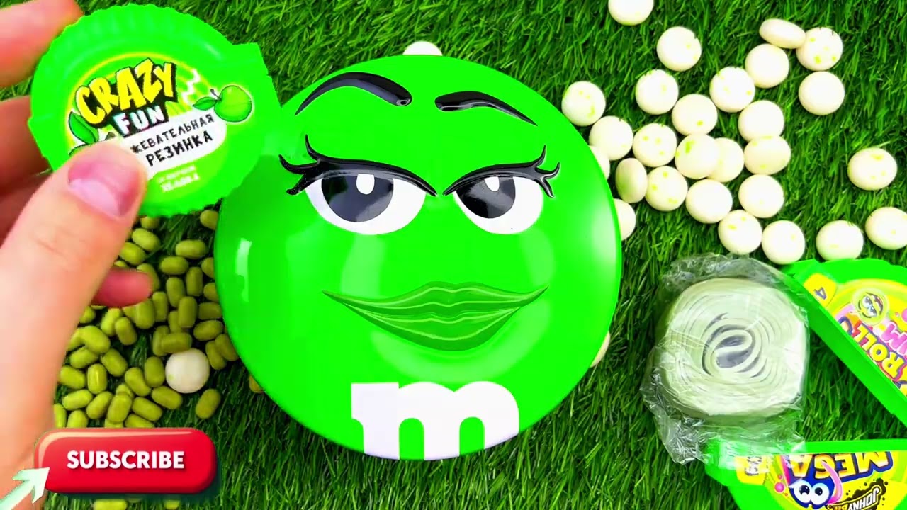 Soft Chocolate ASMR Tapping Relaxing Sounds with M&M’s