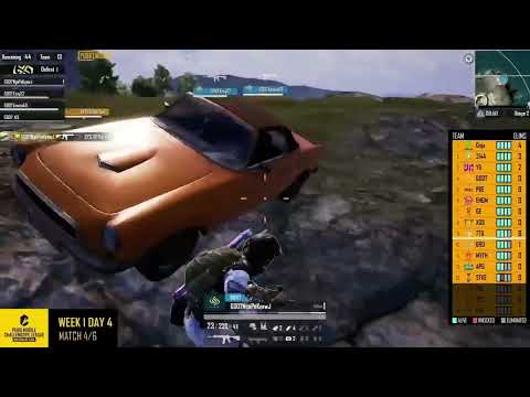 ហ្គេមទី 4_Day 4/Week 1 PUBG MOBILE CHALLENGERS LEAGUE