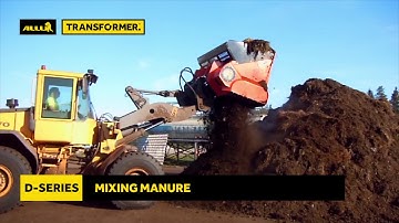 ALLU Transformer Screener Crusher - Processing Organic Materials