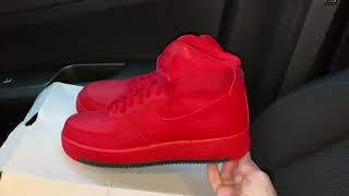 air force 1 high university red
