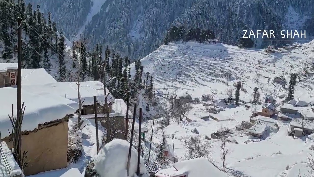 Beautiful Morning View After Snowfall