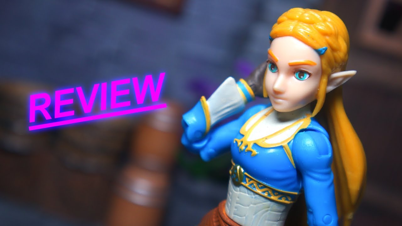 Jakks Pacific LINK & ZELDA Breath of the Wild Action Figure Review 