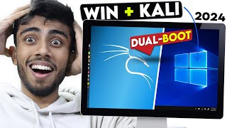 DUAL BOOT Windows & Kali Linux Perfectly Without Error!🔥 Step By Step Guide For PC/Laptop