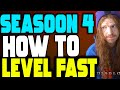 Diablo 4 - How To LEVEL FAST In Season 4 - USE THIS LEGENDARY