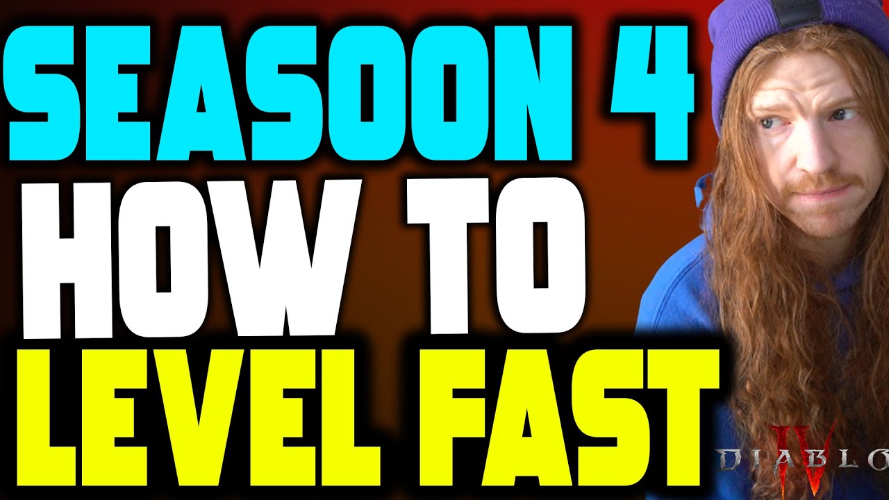Diablo 4 - How To LEVEL FAST In Season 4 - USE THIS LEGENDARY - YouTube