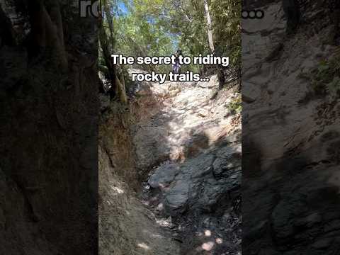 The secret to riding rocky trails 👀 #mtb #shorts #mountainbike #enduromtb