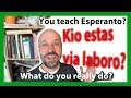 Kio estas via laboro? [Filmeto en Esperanto]