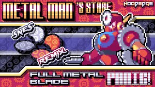Mega Man 2 - Full Metal Blade Panic Metal Mans Stage Snes Remix Ii