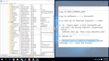 WITHOUT ANY EXTERNAL SOFTWARE HOW TO REMOVE ANY BROWSER REDIRECT VIRUS OR UNWANTED ADS OPENNING
