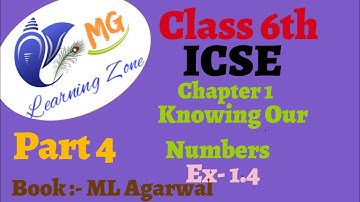 Class 6th | Chapter 1:- Knowing Our numbers | Exercise 1.4