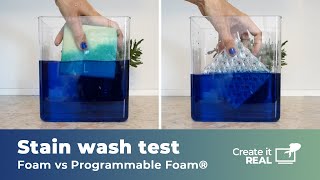 Programmable Foam® stain test