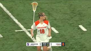 Northwestern vs Syracuse Women's College Lacrosse 2023