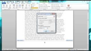 Page Numbers Starting at a Specific Page in Word 2010