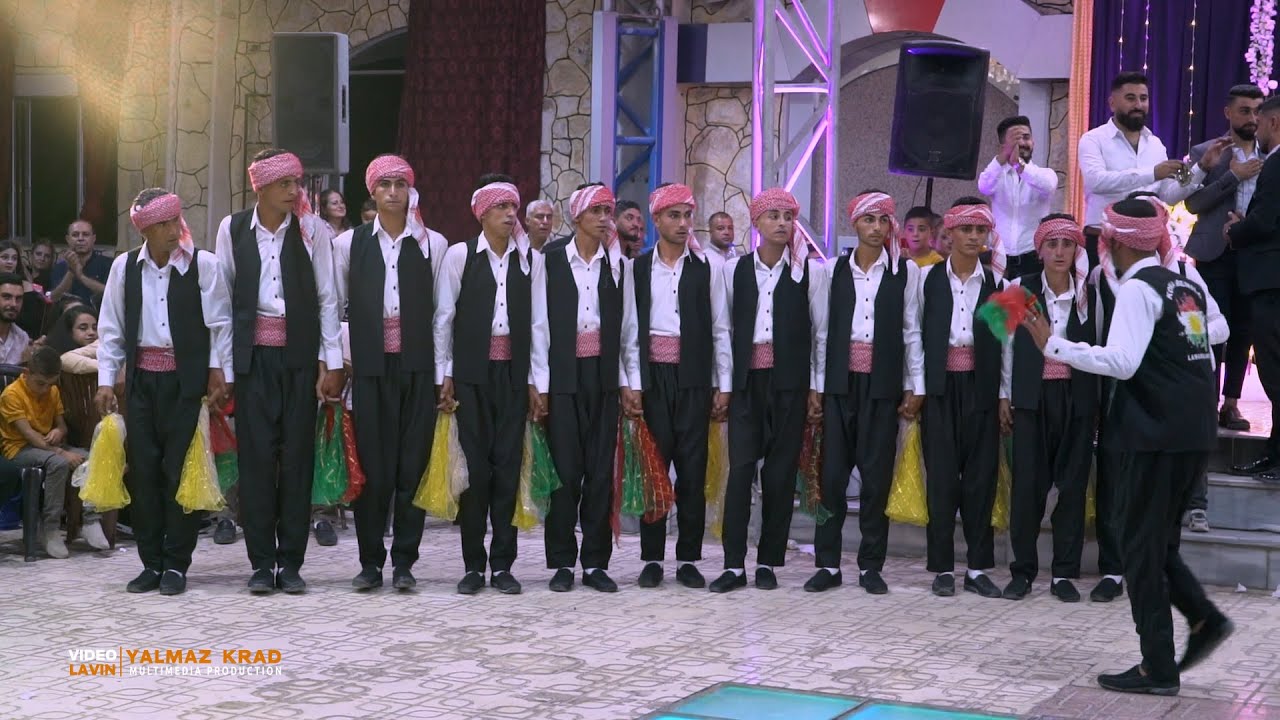 كوما معملو-رقص فلكلور عفرين اضخم اعراس عفرين-عرس جودي ومايا-في صالة جين-عفرين-تصوير لافين يلماز كراد