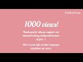 1,000 views!!  Giveaway news! :)