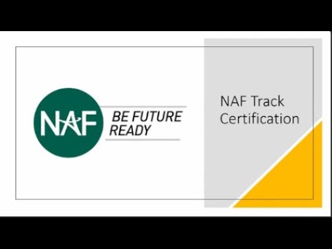 NAF Track Certification Tutorial