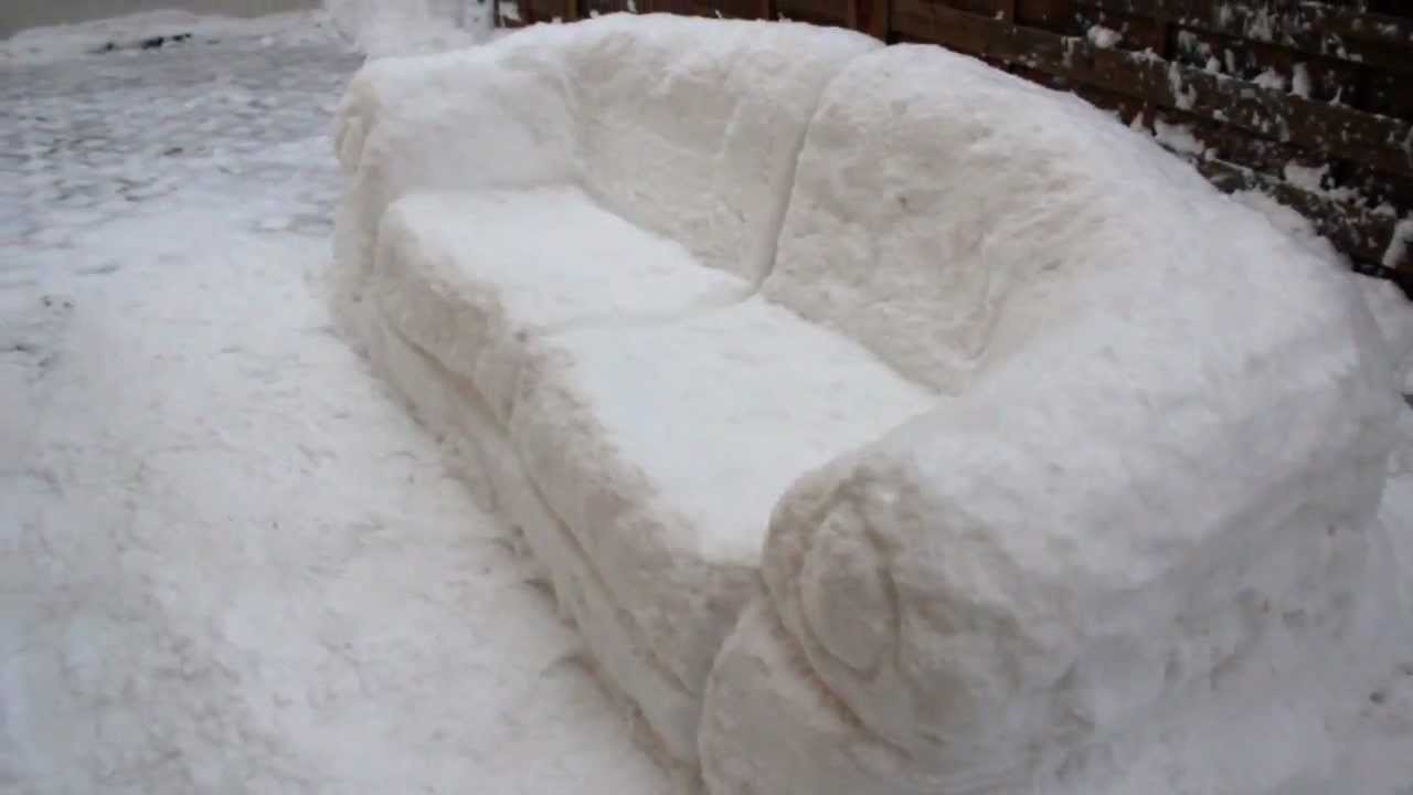 Snow Couch - YouTube