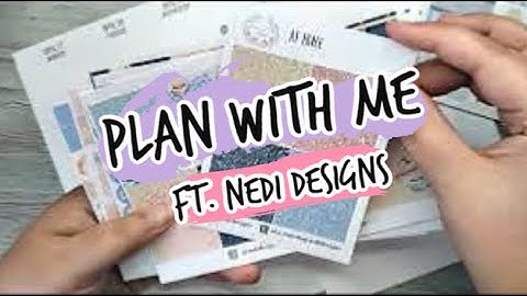 Memory Plan With Me ft. Nedi Designs // First PWM in my A5 planner