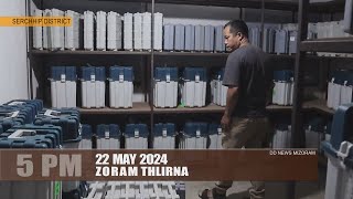 DD News Mizoram - Zoram Thlirna | 22 May 2024 | 5:00 PM
