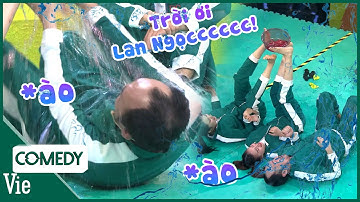 Lan Ngọc nhịn cười không nổi rung chân tạt thẳng thau nước tắm Tiến Luật xối xả | 7 Nụ Cười Xuân