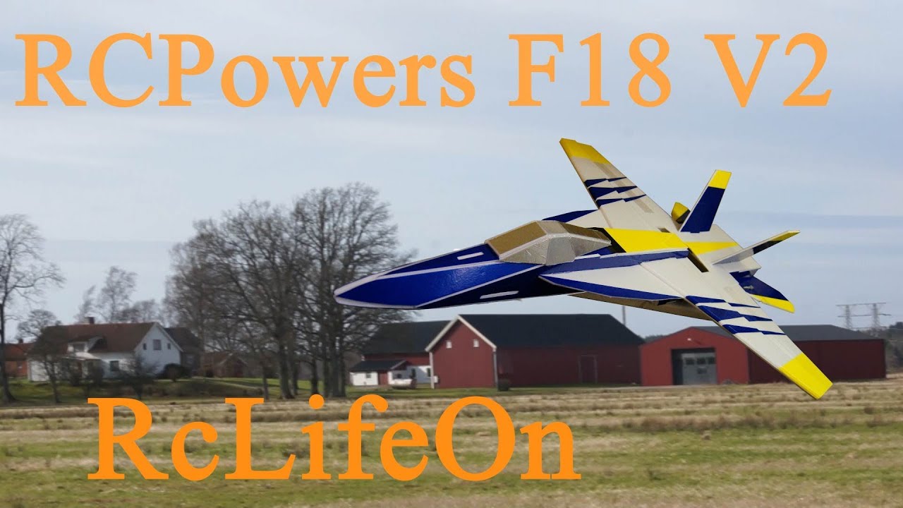 RC F18 Jet Flying Fast and Slow YouTube