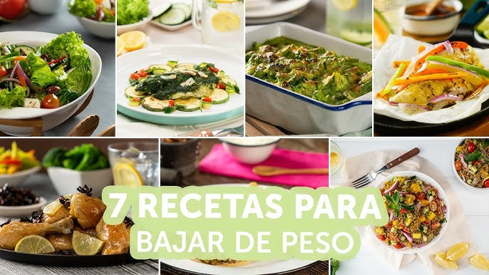 7 COMIDAS DE 1 SEMANA PARA PERDER PESO Y GRASA: COME RICO Y SIN ENGORDAR EN  ESTA CUARENTENA 