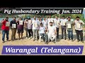 Pig Husbandry Training Review Jan. 2024 || Hindi _ Telgu_English_Kannad Language #swastikpigfarm