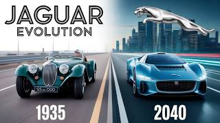 Jaguar Car Evolution from 1935-2040 | Future from Unique to Luxury 🔥