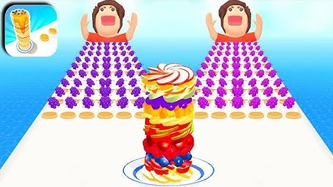 Pancake Run Games All Levels Gameplay Walkthrough iOS,Android Update Cake & Fruit Runner #6