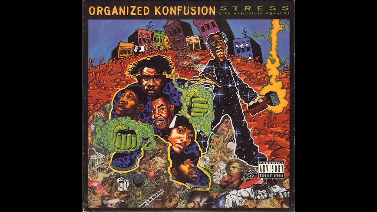 Organized Konfusion - Stress 3xLP レコード Organized Konfusion - Stress: The Extinction Agenda (30th