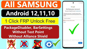 One Click FRP Unlock  !!! Samsung S10 Plus One Click FRP Unlock tool