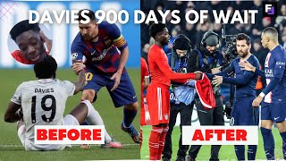 Alphonso Davies FINALLY Gets his Dream Messi Shirt After 900 DAYS of Waiting