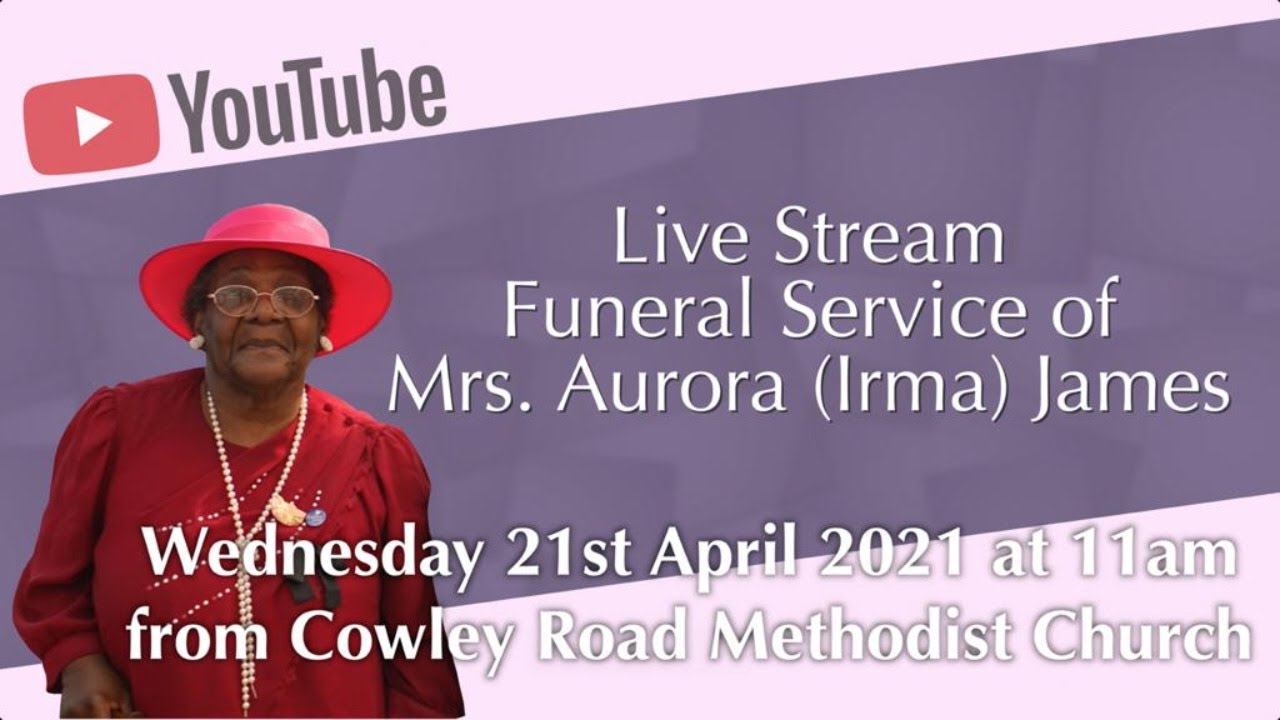 Livestream Funeral Service of Mrs. Aurora (Irma) James - YouTube