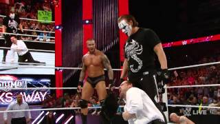Sting and the Viper clean house Raw March 16 2015