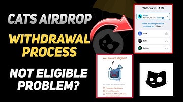 Cats Withdrawal Process | Cats Airdrop you are not Eligible Problem solved