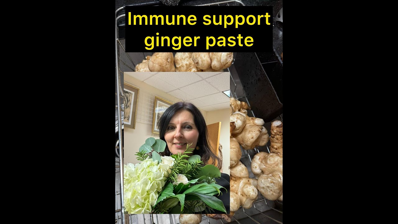Immune Support Ginger Lemon paste