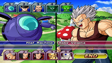 DB Villains VS GT Villains (COM VS COM) - Dragon Ball Z Budokai Tenkaichi 3