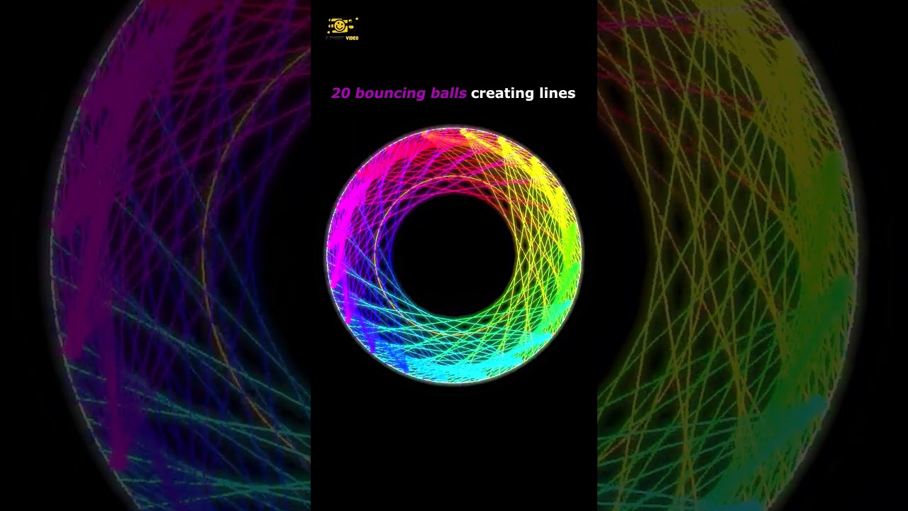 Satisfying Bouncing Ball Physics Demonstration 