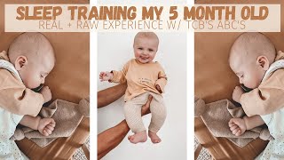 my honest experience sleep training my 5 month old | taking cara babies abc's of sleep